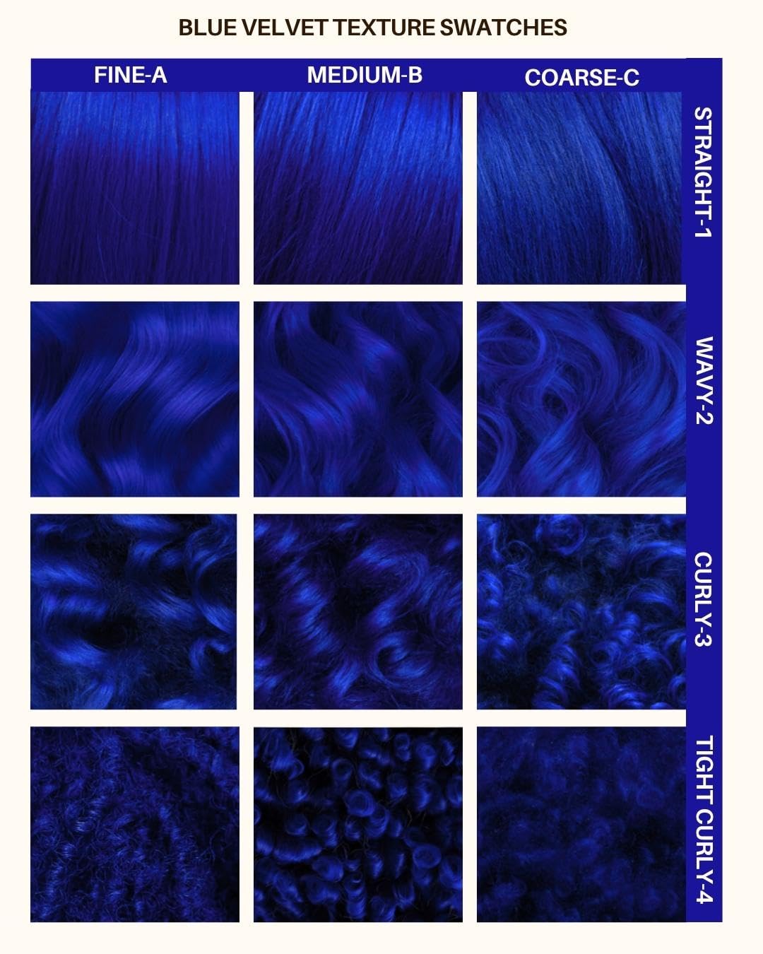 Lunar Tides Blue Velvet Semi-Permanent Hair Color texture close-up
