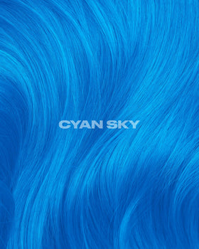 Lunar Tides Cyan Sky hair dye packaging