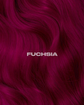 Lunar Tides Fuchsia hair dye packaging with vibrant colour