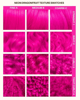 Lunar Tides hair color showing UV reactive glow under blacklight