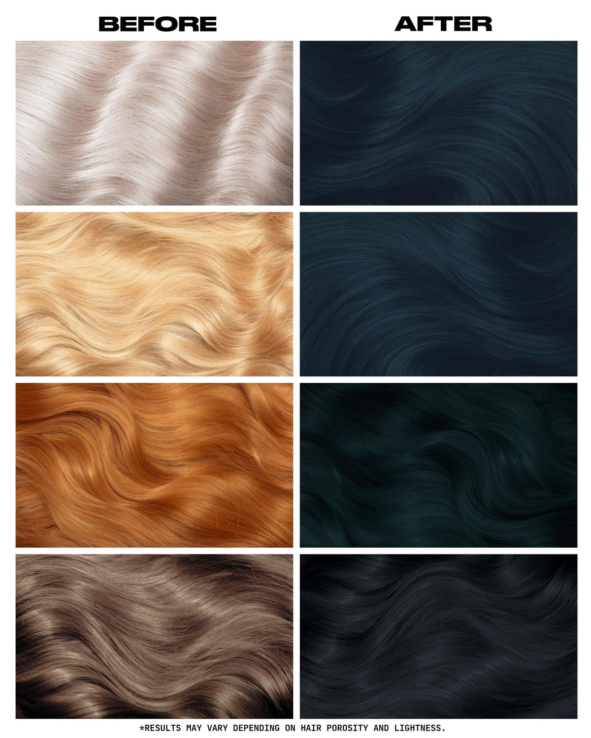 Lunar Tides Magic Oracle hair dye texture close-up