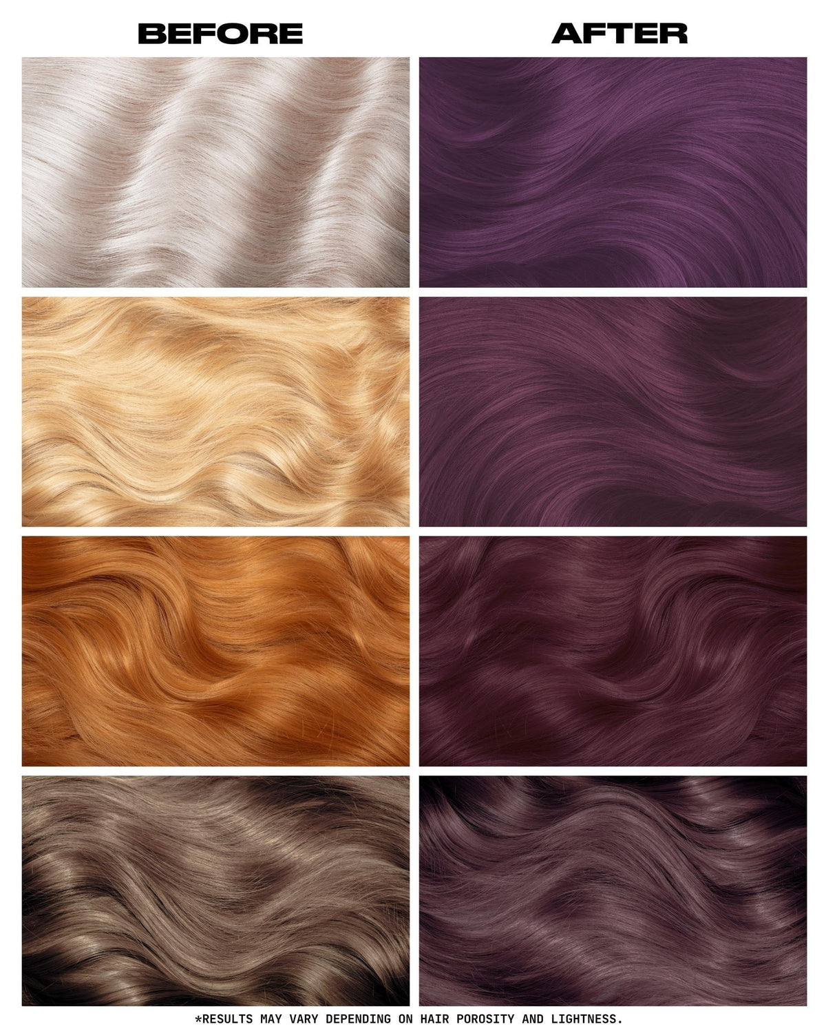 Lunar Tides Semi-Permanent Hair Color application process