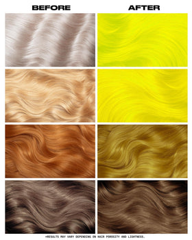 Lunar Tides Semi-Permanent Hair Color application process