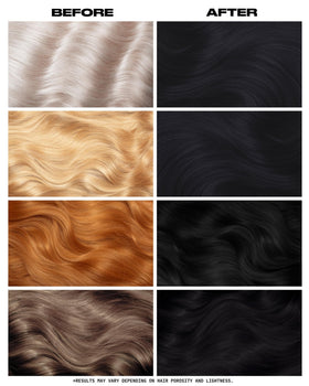 Lunar Tides Semi-Permanent Hair Color Eclipse application process