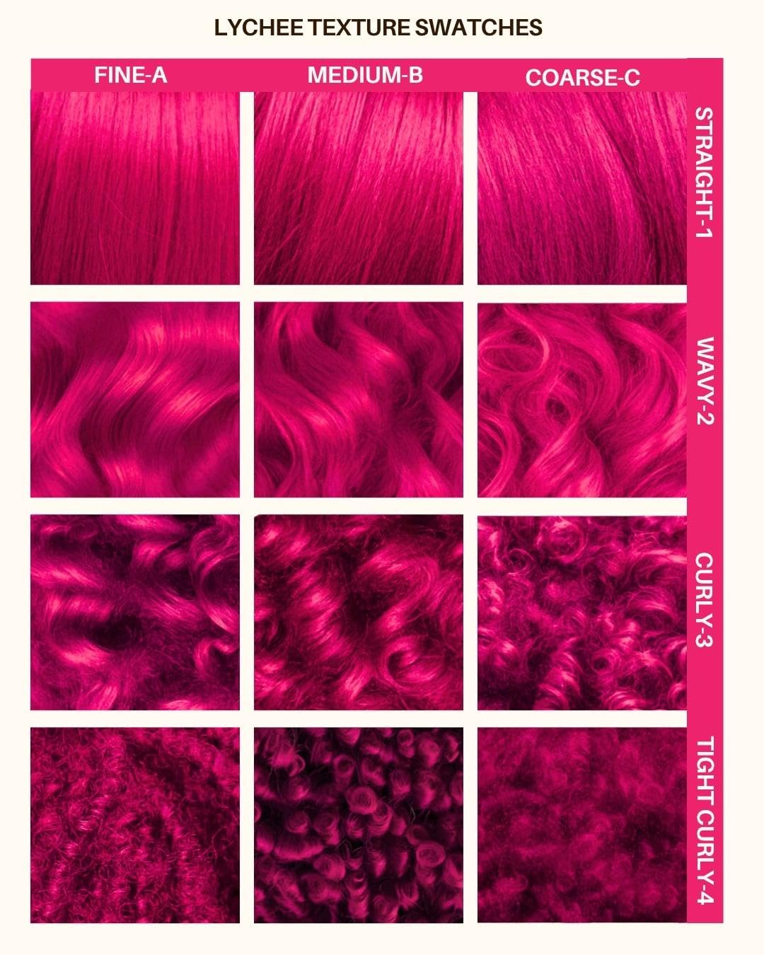 Lunar Tides Semi-Permanent Hair Color Lychee swatch on hair