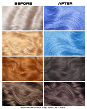 Lunar Tides Semi-Permanent Hair Color Moonstone application process