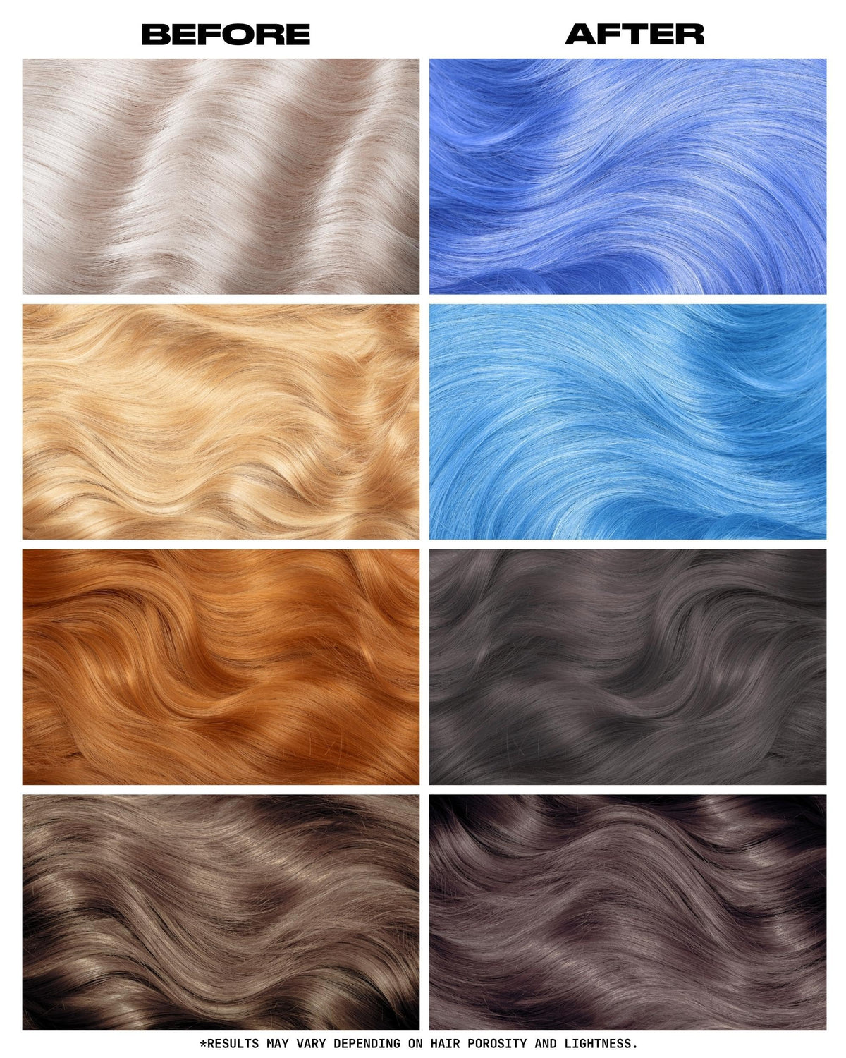 Lunar Tides Semi-Permanent Hair Color Moonstone application process