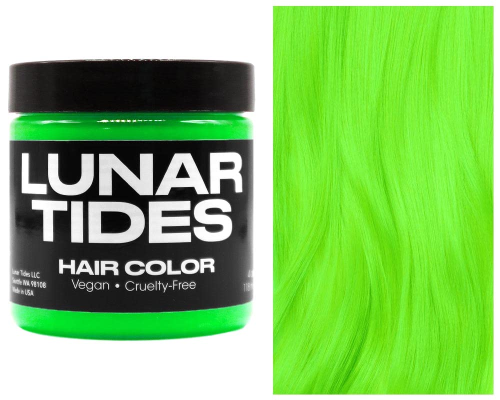 Lunar Tides Semi-Permanent Hair Color Neon Lime 4 fl. oz. front view
