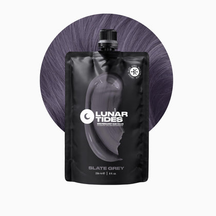 Lunar Tides Semi-Permanent Hair Color Slate Grey 8 fl. oz. front view