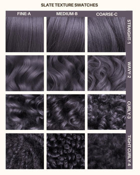 Lunar Tides Semi-Permanent Hair Color Slate Grey with brush