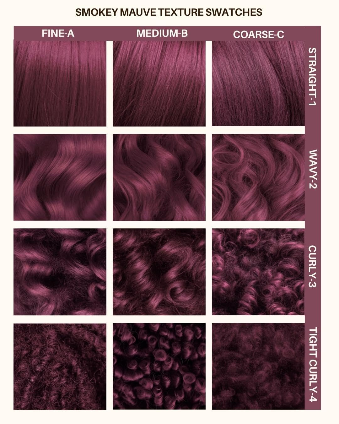 Lunar Tides Smokey Mauve hair colour results on styled hair