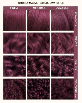 Lunar Tides Smokey Mauve hair colour results on styled hair
