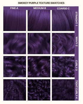 Lunar Tides Smokey Purple hair dye texture close-up