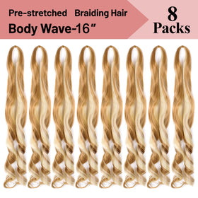 Luoyudu Curly Braiding Hair P27/613 in different styles