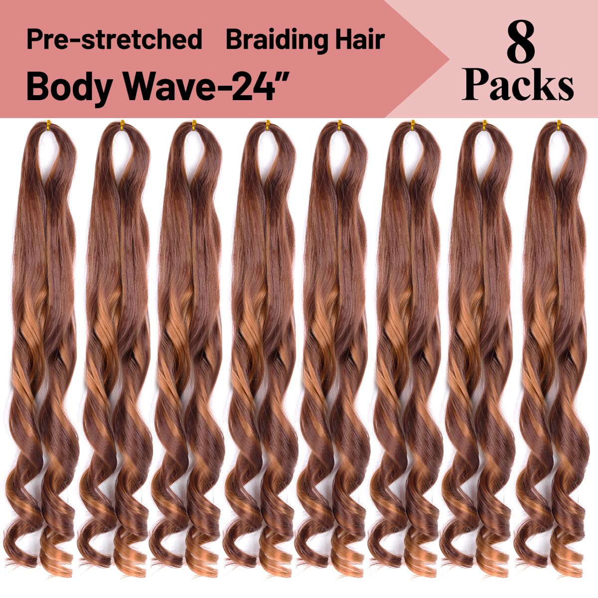 Luoyudu Curly Crochet Hair Extensions styled in box braids