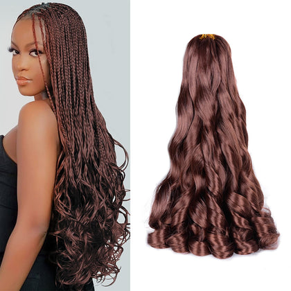 Luoyudu French Curl Braiding Hair 33# 16 Inch front view