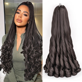 Luoyudu French Curl Braiding Hair 4# front view
