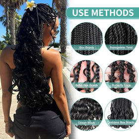 Luoyudu French Curl Braiding Hair color variations