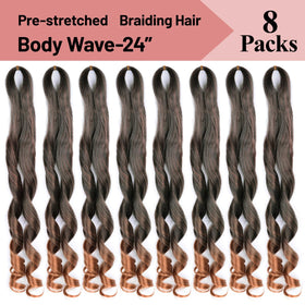 Luoyudu French Curl Braiding Hair Extensions T30 with spray bottle