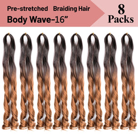 Luoyudu French Curl Braiding Hair in loose wavy style