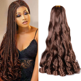 Luoyudu French Curls Braiding Hair 33# front view