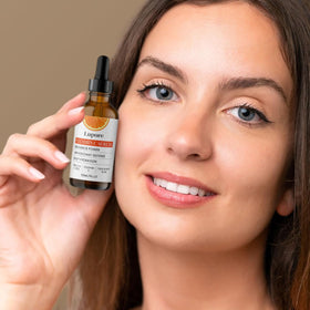 Lupure Vitamin C Face Serum 20% in a beauty setting