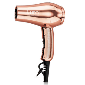 LURA Mini Portable Travel Hair Dryer front view with EU plug