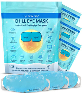 Lure Essentials Eye Serenity CHILL Self Cooling Mask front view
