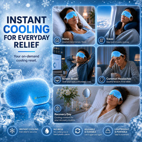 Lure Essentials Eye Serenity CHILL Self Cooling Mask packaging