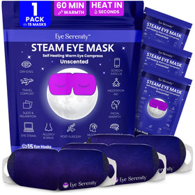Lure Essentials Eye Serenity Steam Eye Mask front view