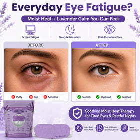 Lure Essentials Eye Serenity Steam Eye Mask packaging
