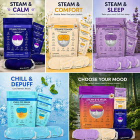 Lure Essentials Eye Serenity Steam Eye Mask travel-friendly packaging