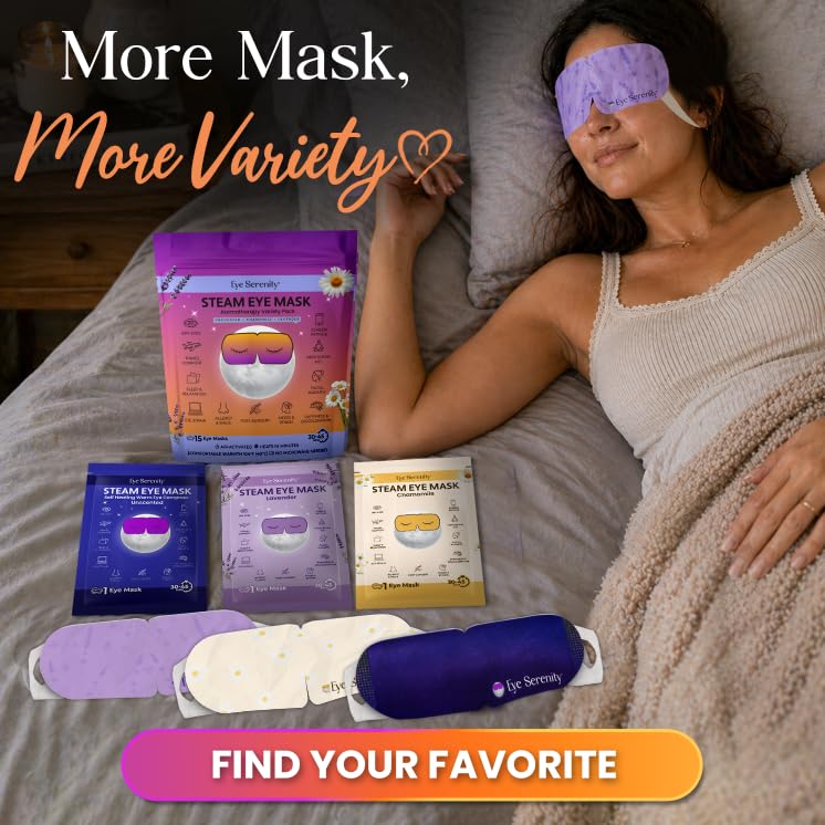 Lure Essentials Eye Serenity Steam Eye Mask usage at home