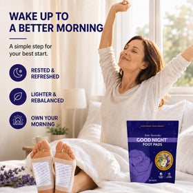 Lure Essentials Good Night Foot Pads travel-friendly packaging