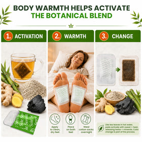 Lure Essentials Sole Serenity Foot Pads application on feet