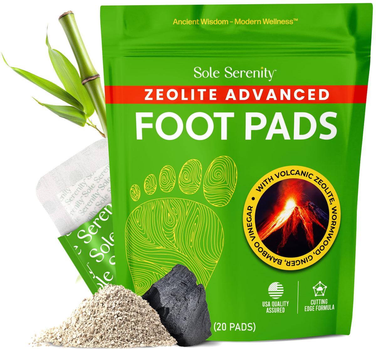Lure Essentials Sole Serenity Foot Pads packaging front view