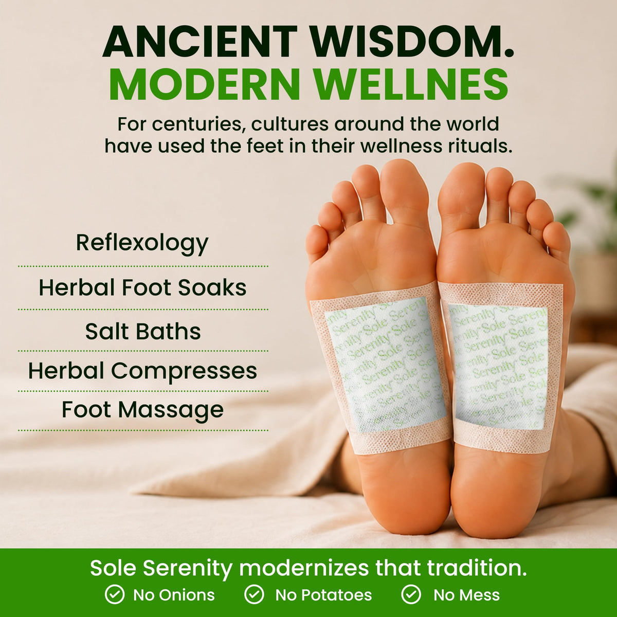 Lure Essentials Sole Serenity Foot Pads showing contents