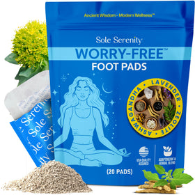 Lure Essentials Worry-Free Overnight Foot Pads front view with packaging