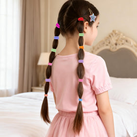 LuSeren baby hair ties packaging with assorted colours