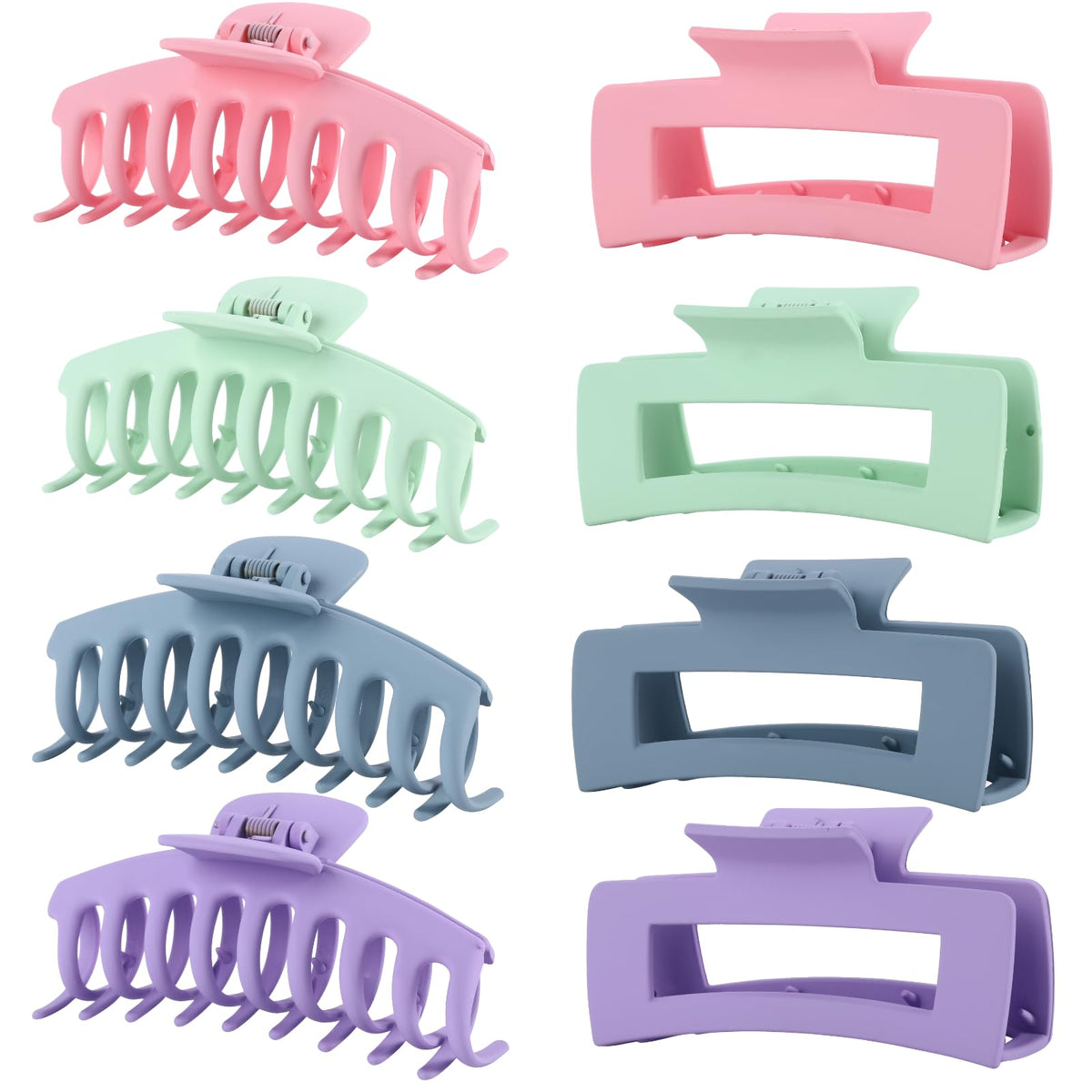 LuSeren hair claw clips in gift-ready packaging