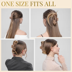 LuSeren hair clip holding thick hair