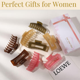 LuSeren hair clips arranged in a display