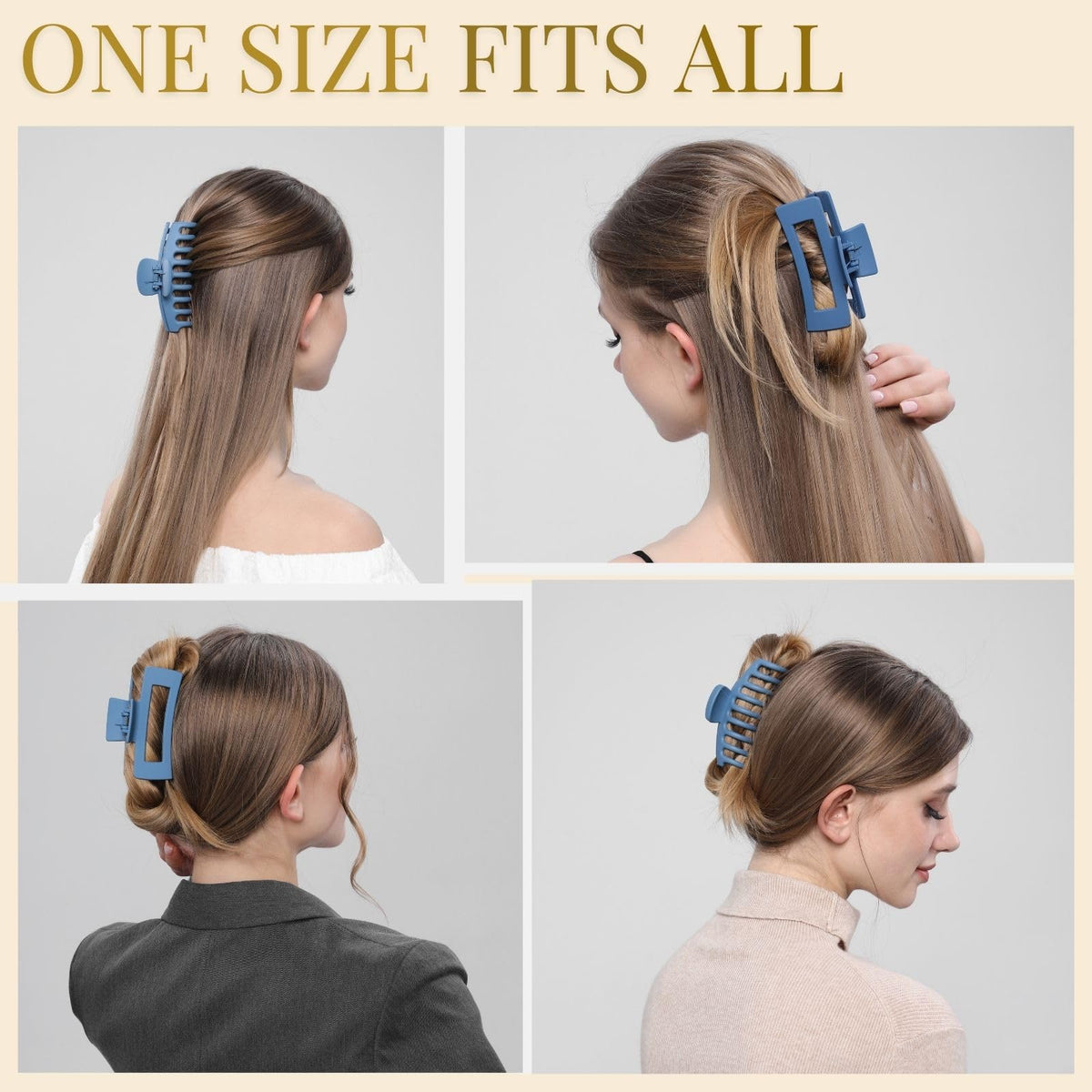 LuSeren hair clips open showing strong grip