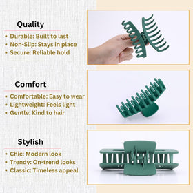 LuSeren hair clips showing non-slip grip