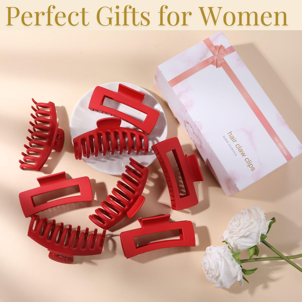 LuSeren hair clips showing strong hold