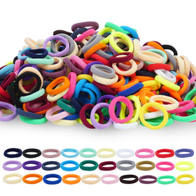 LuSeren hair ties assortment in a bowl for easy access