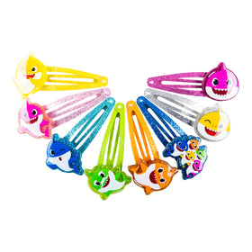LUV HER Baby Shark Kids Hair Clips close-up of smooth edges