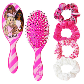 LUV HER Barbie Hair Accessory Set with 9-inch brush and scrunchies