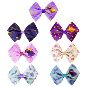 LUV HER Disney Wish Kids Hair Bows close-up of alligator clip