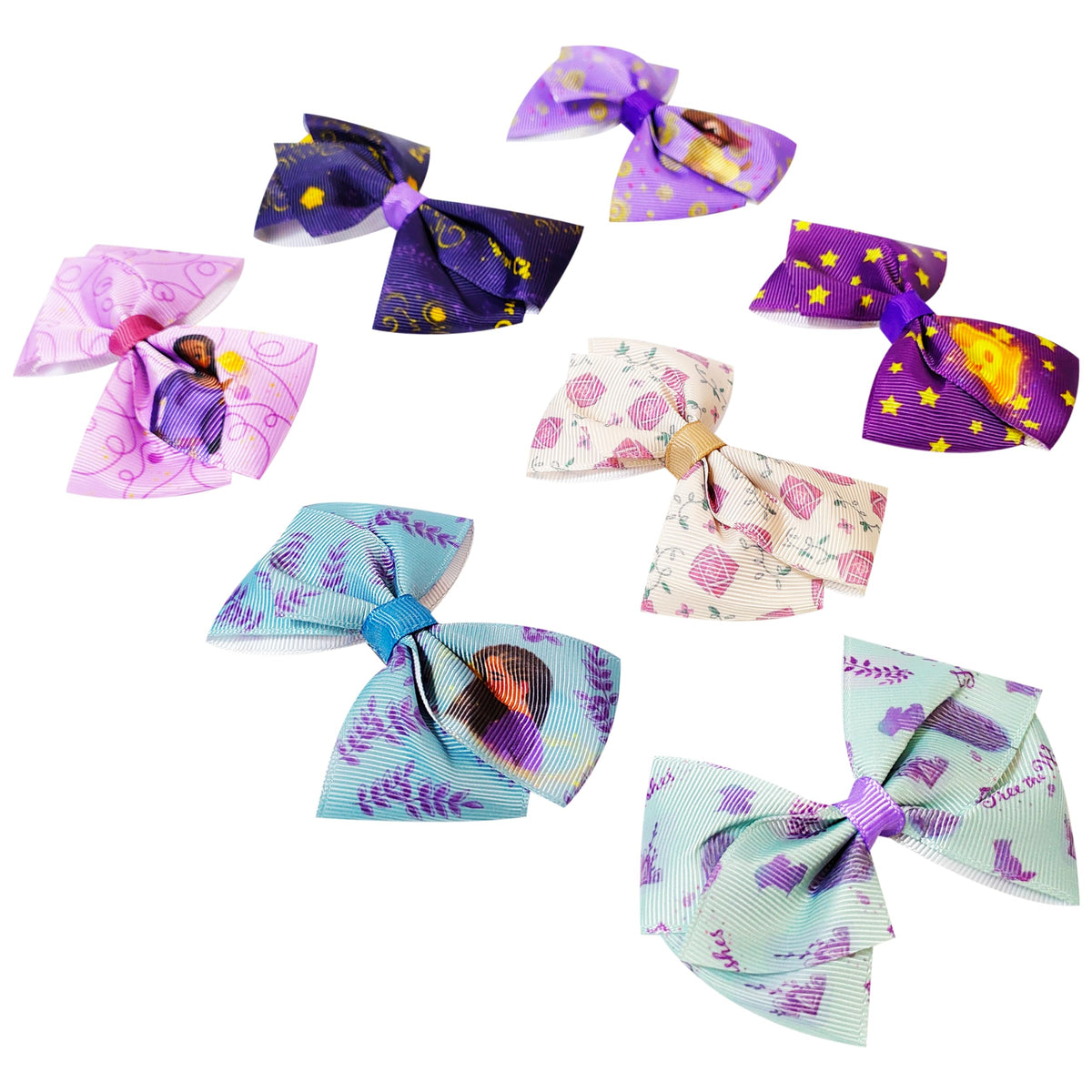 LUV HER Disney Wish Kids Hair Bows in vibrant colours